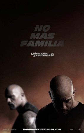Teaser Poster Latino de 'Rapidos Y Furiosos 8'